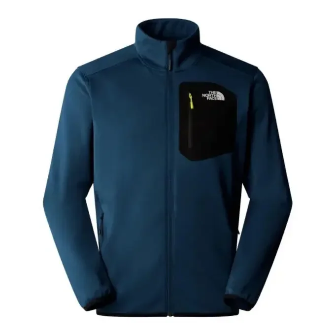 Veste polaire zippée homme The North Face Crest – Midnight Petrol/ TNF Black Quantité Limitée