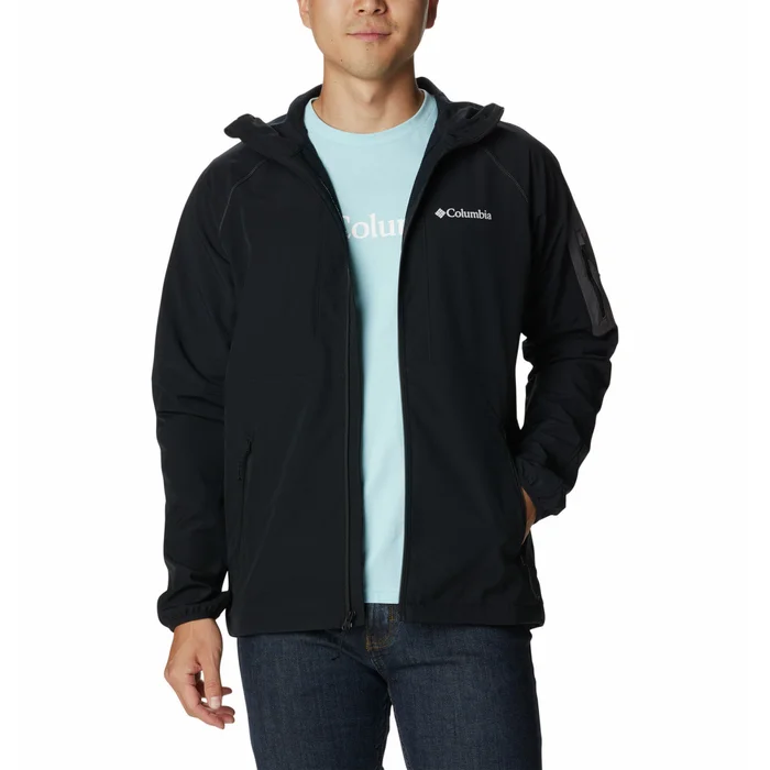 Veste u00e0 capuche Columbia Tall Heights Softshell [Taille XS]