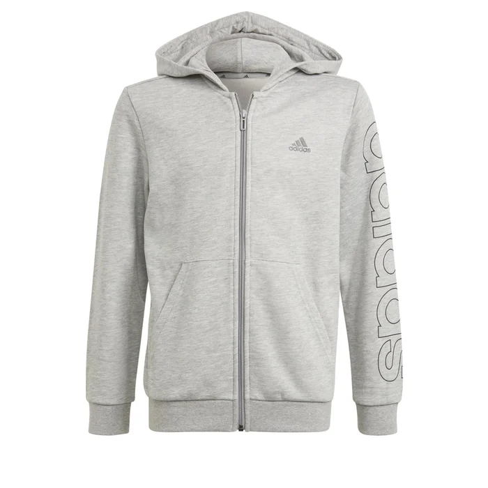 Veste zippé à capuche enfant adidas Essentials Logo