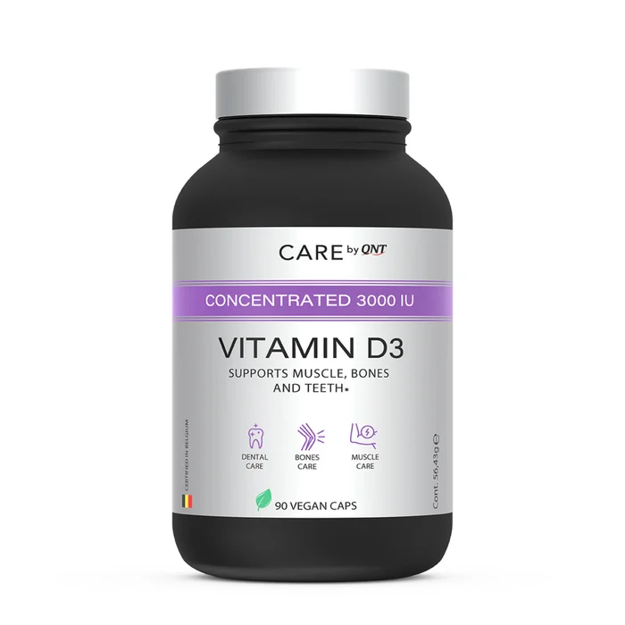 Vitamine D 90 capsules végétaliennes QNT 3000 IU