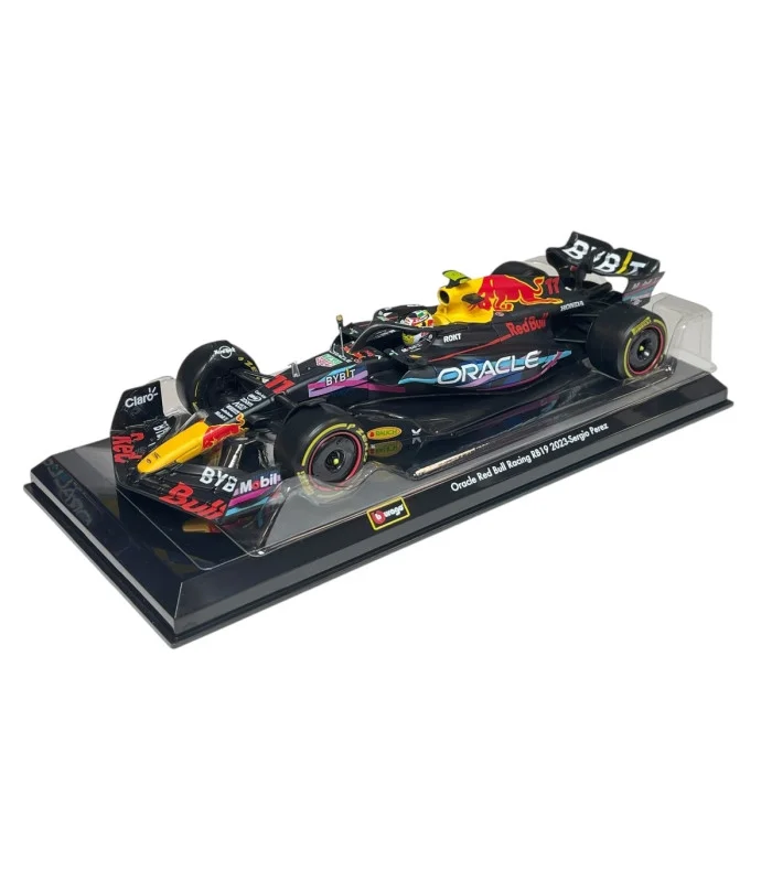 Voiture miniature Burago 1/24 eme de Sergio Perez édition Miami Oracle RedBull Racing