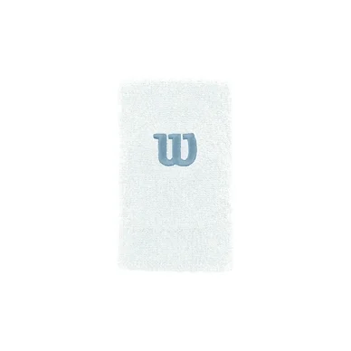 Wristband Wilson Extra Wide W Wristband White White Trade Winds