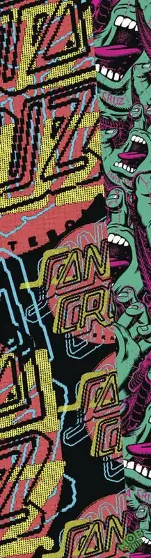 X Santa Cruz Skateboard Grip Acheter Direct