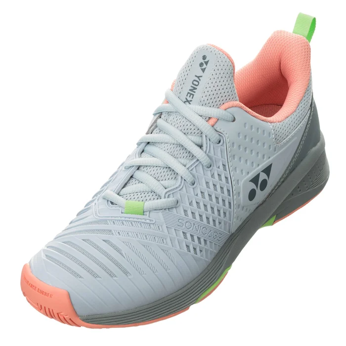 Yonex Zapatillas Sonicage 3 Mujer AH23 Azul Grisáceo Rosa