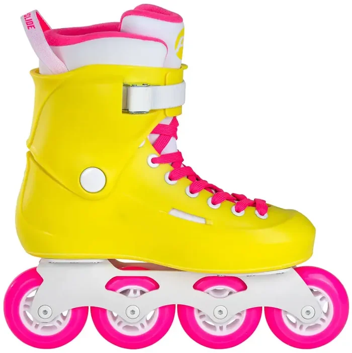 Zoom Neon Jaune 80 Roller Freeskate Premium